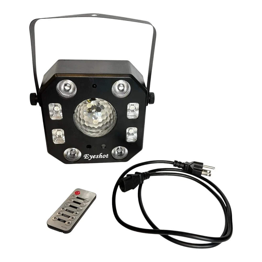 Eyeshot Disco Light DJ PAR LED Lights 5 in 1 Stage Lights with Magic Ball